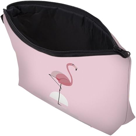 Pink Flamingo Cosmetic Bag