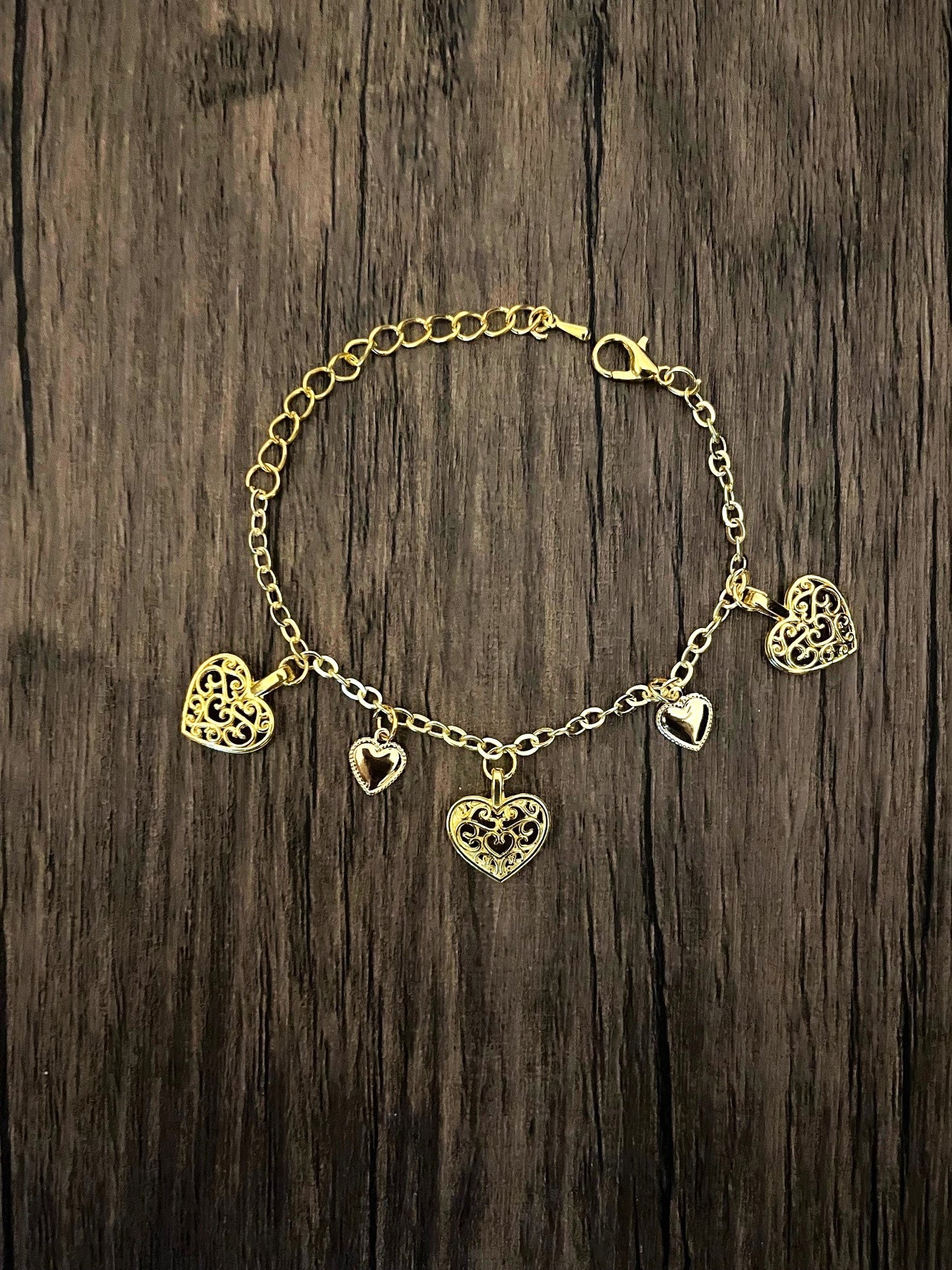 Heart Charm Bracelet