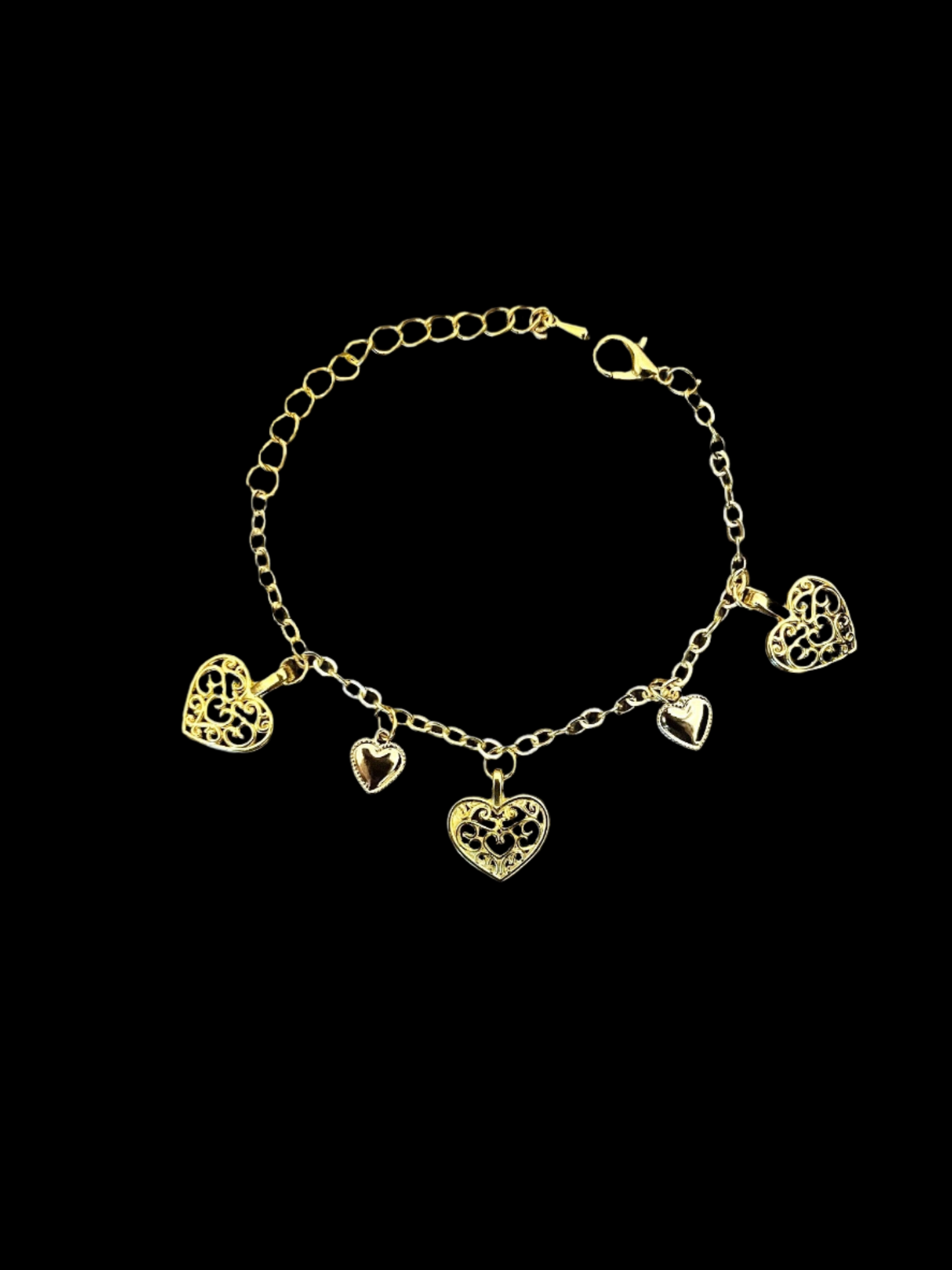 Heart Charm Bracelet