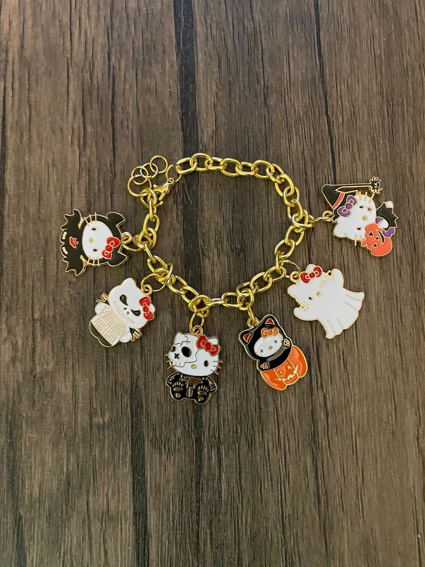 Hello Kitty Halloween Charm Bracelet