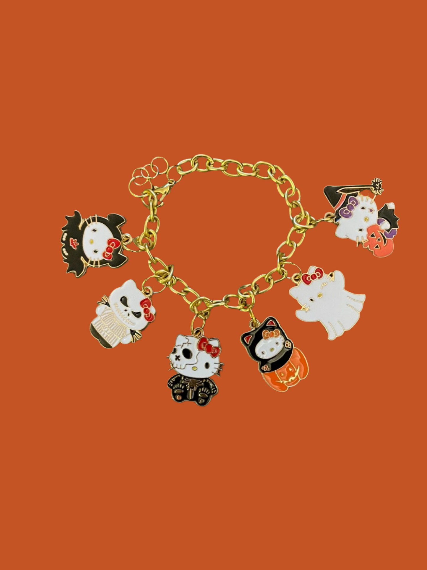 Hello Kitty Halloween Charm Bracelet