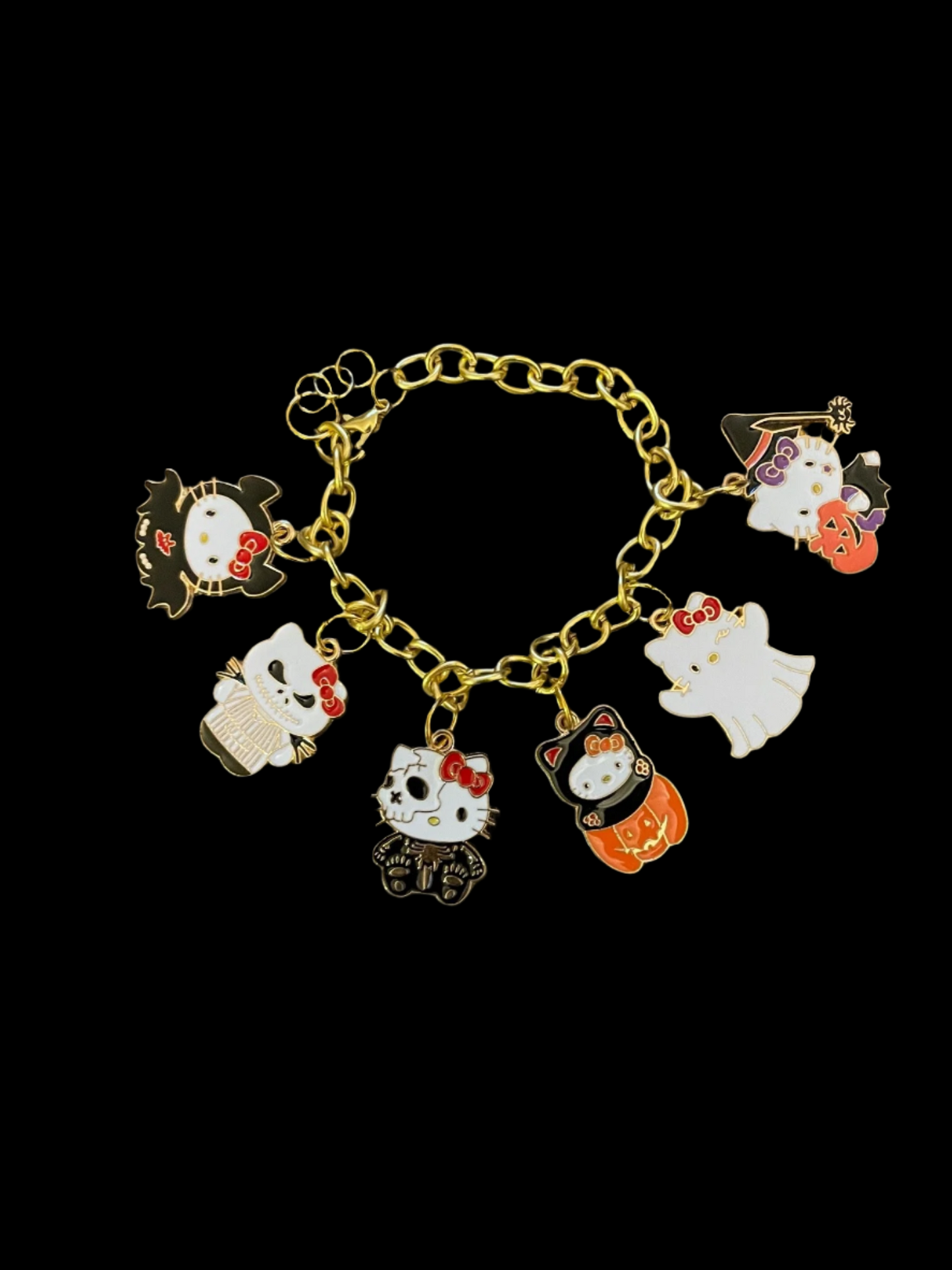 Hello Kitty Halloween Charm Bracelet