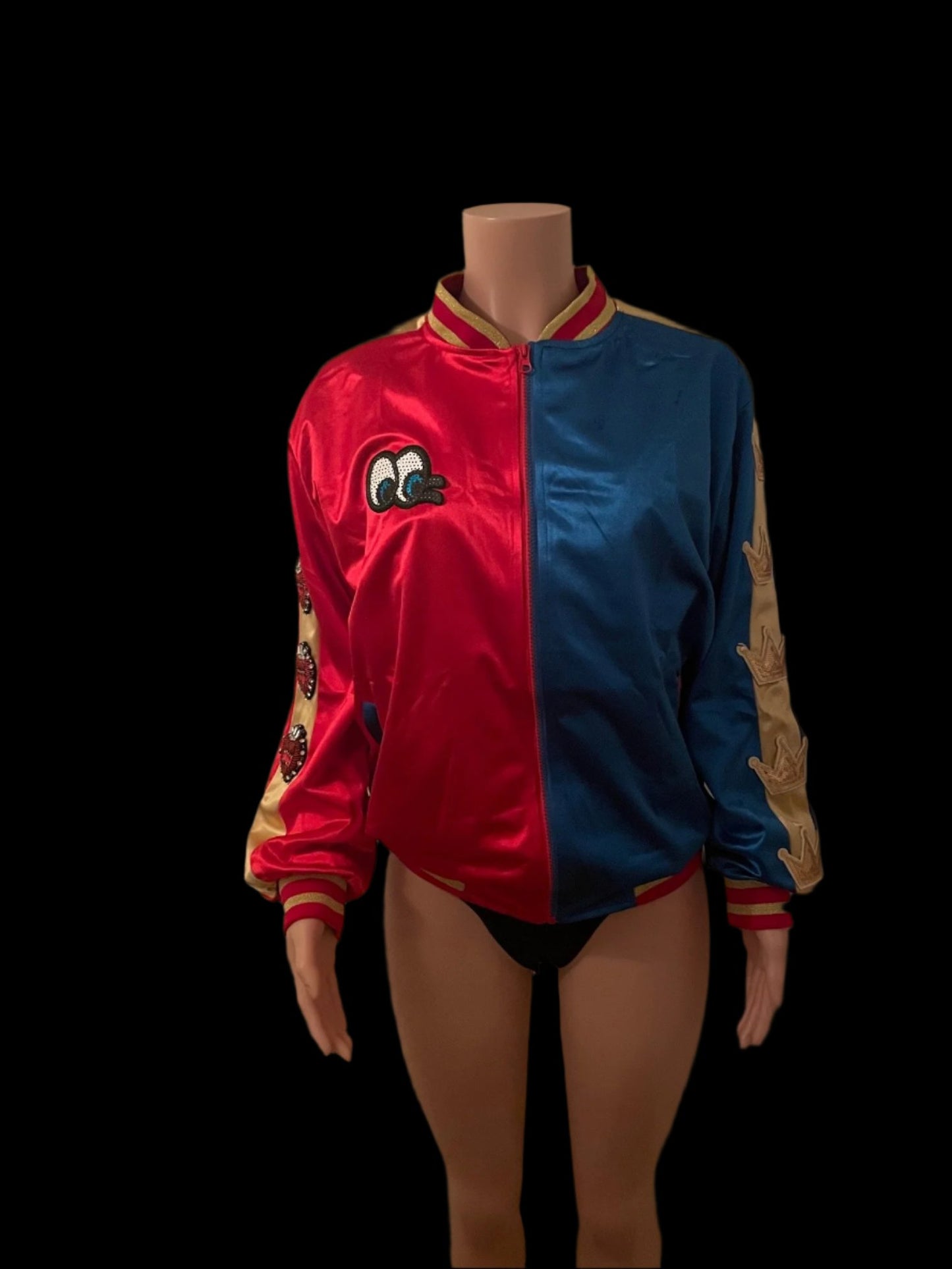 Harley Quinn Costume Halloween Bomber Jacket