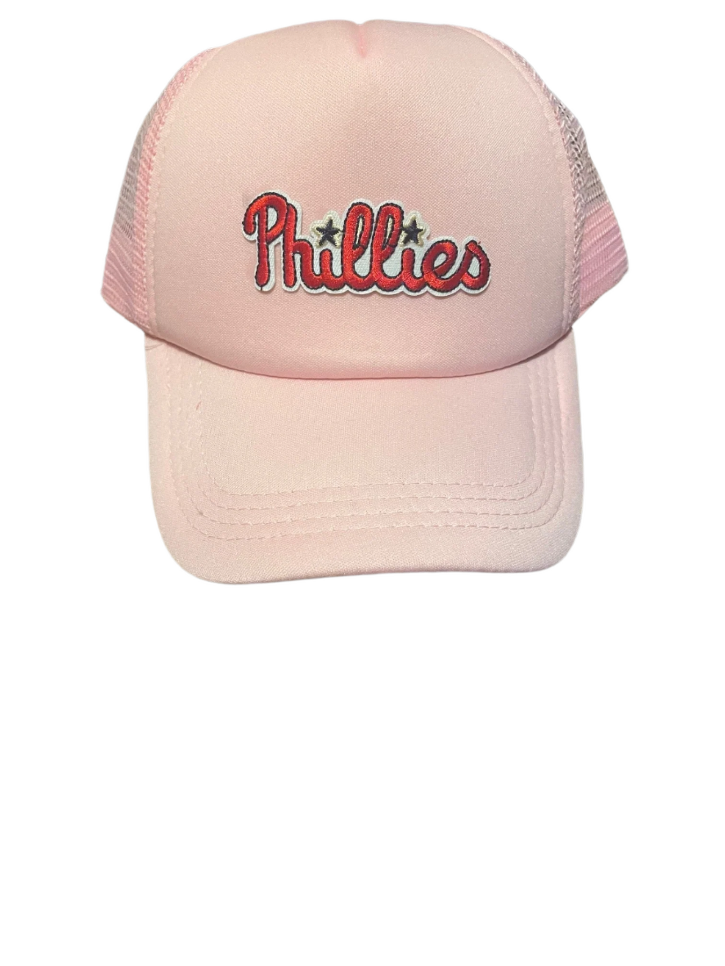 Phillies Pink Hat with Word Logo