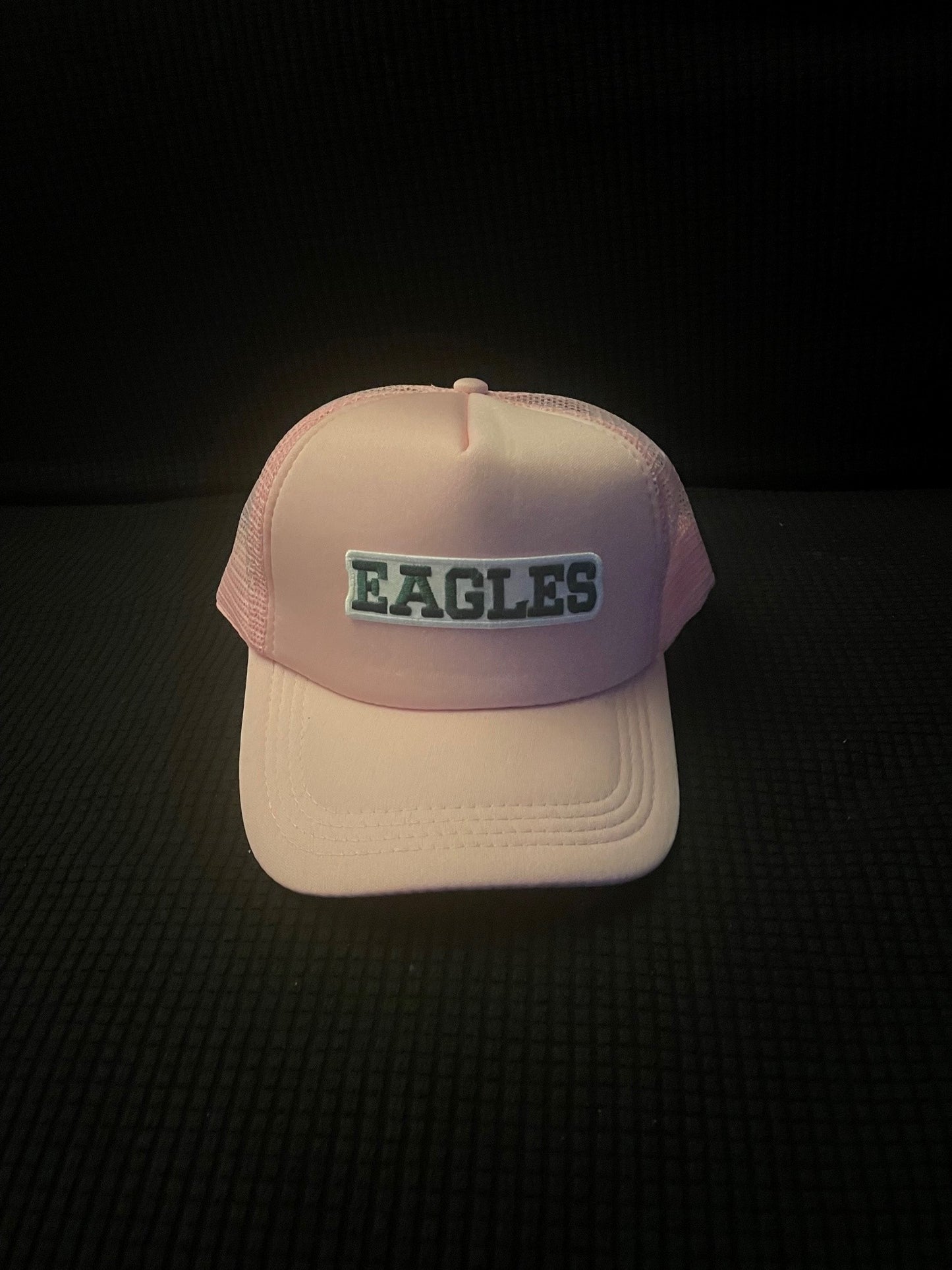 Eagles Pink Hat with Word Logo